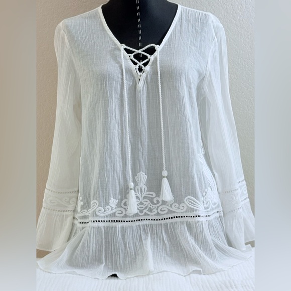 LILLY PULITZER TOP SHIRT BLOUSE WHITE SIZE SMALL NEW WITH TAGS SEE PICS - Picture 6 of 14